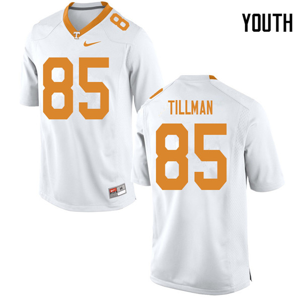 Youth #85 Cedric Tillman Tennessee Volunteers College Football Jerseys Sale-White